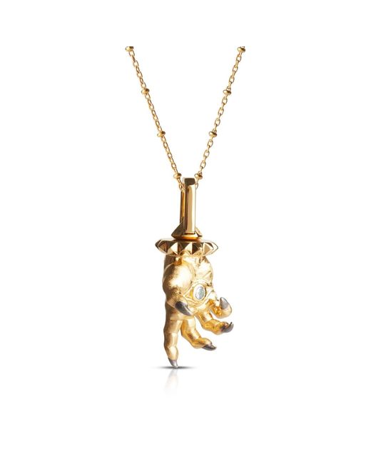 Kasun Metallic Hand Of The Protector Pendant for men