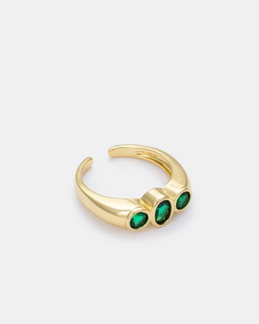 Kybele Studio Green Trinity Spark Ring