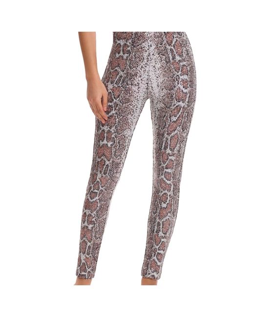 Commando Gray Sequin Animal Print Legging, Slg58