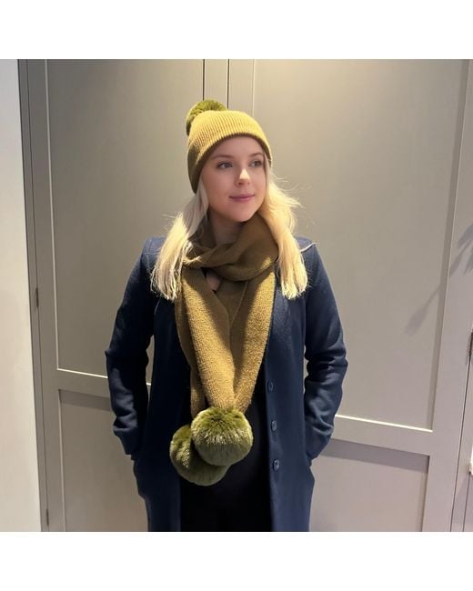 Lula-Ru White Cashmere Scarf