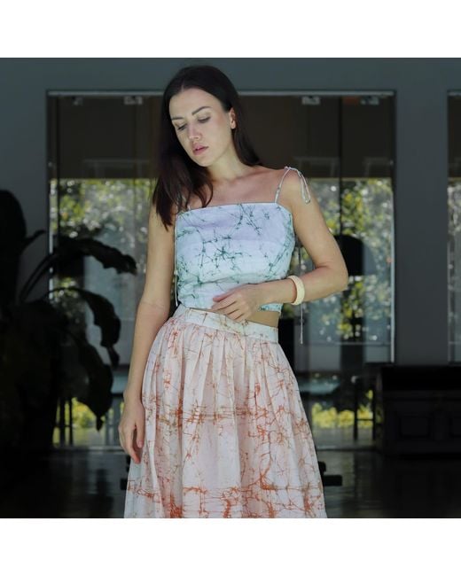 Celeste Mendis Gray August Top