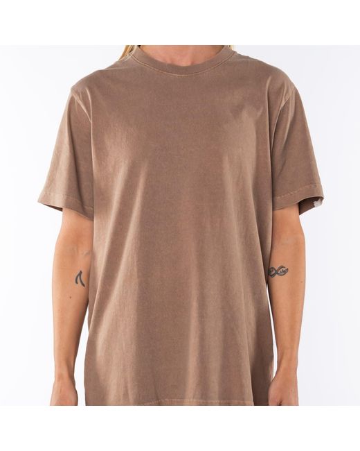 Ariko Natural Brownstone Beach T-Shirt for men