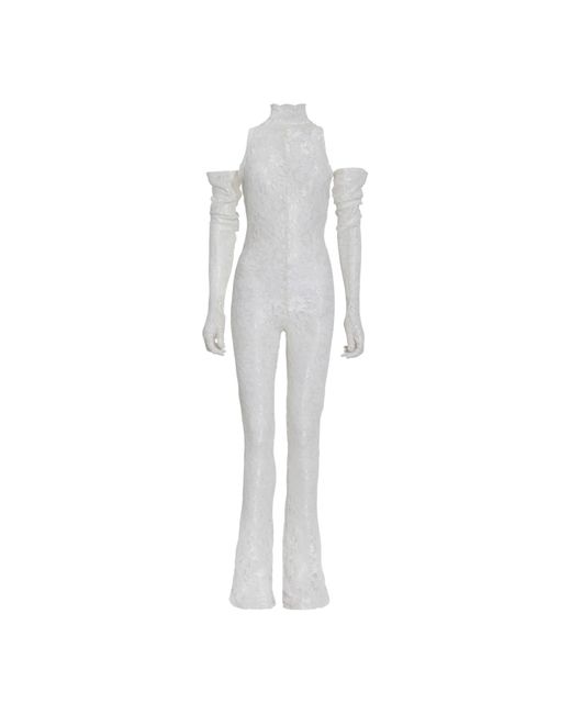 Sarah Regensburger White Summer Catsuit