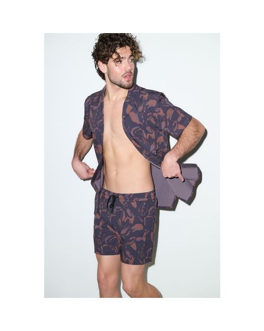 Playaluxe Purple Saint Tropez Cabana Set Espresso for men