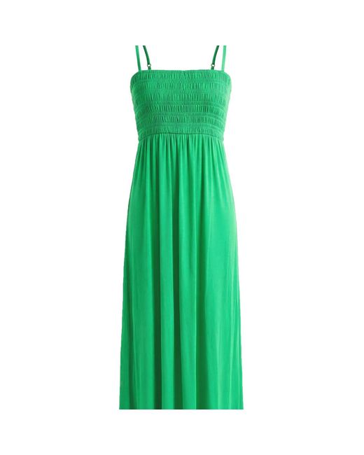 JJwinks Green Bra-Free Smocked Modal Maxi Dress