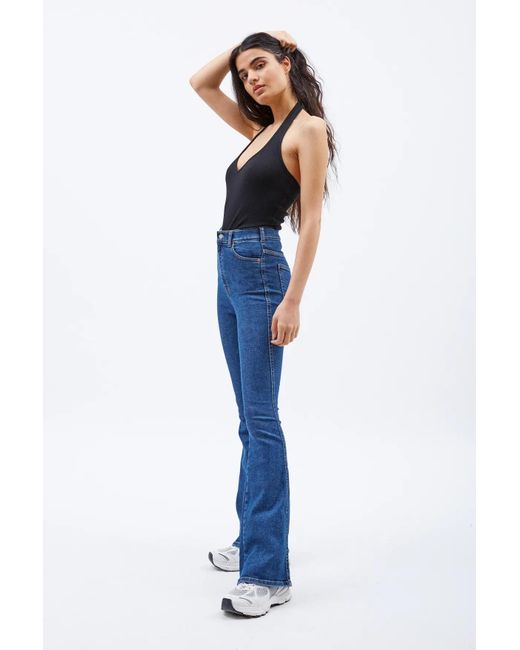 Dr. Denim Blue Moxy High Flare