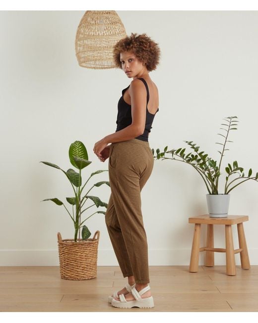 Known Supply Green Organic Cotton Mid Rise Pants