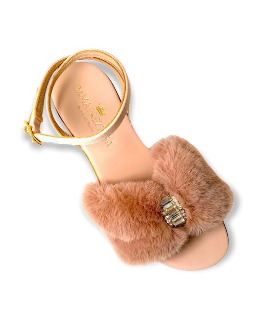 DAMAPREZIOSA Brown Neutrals Camilla Sandal