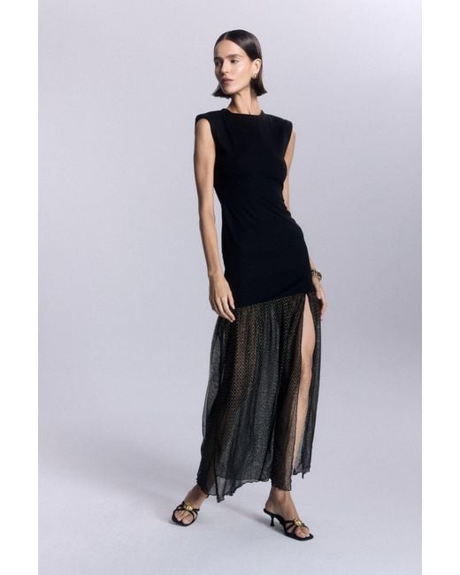No'design Black Angelina Backless Long Dress