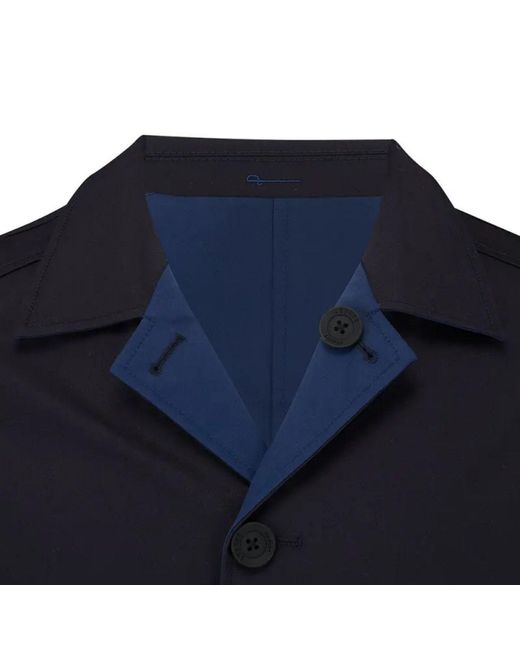 Guards London Blue Montague Reversible Raincoat for men