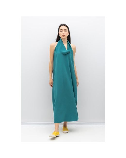 Bianca Popp Green Bareback Dress