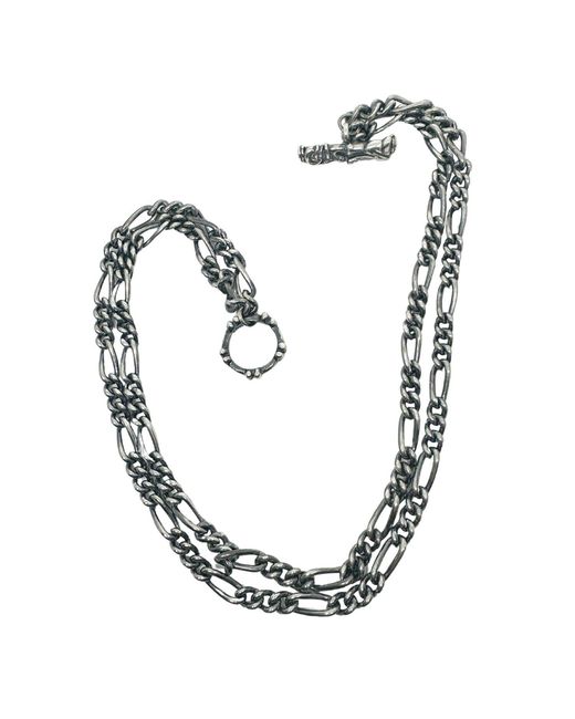 Tg-Jewellery by Tamara Gervasio Metallic Celtic Dog Three T-Bar Choker Necklace– Sterling for men