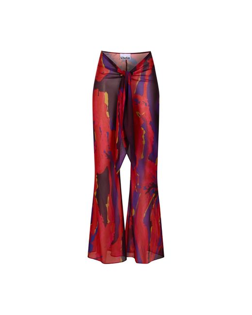 Khéla the Label Red Daydream Pareo Pants