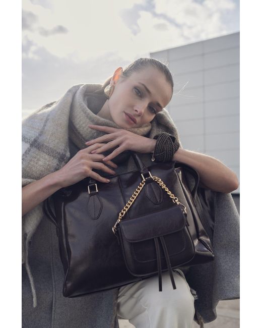 Mkf Collection - J'omor Natural Neutrals Yareli Tote Bag With Mini Bag- Two-Piece Set