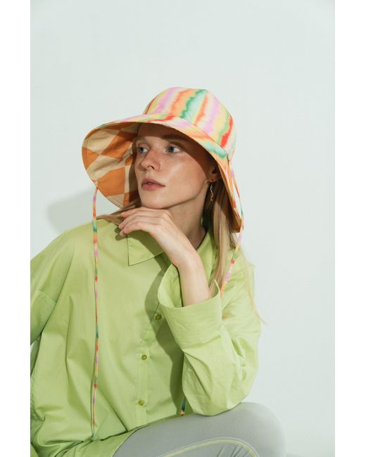 Lost Pattern Multicolor Day Dream Reversible Sun Hat