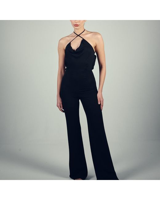The Ethos Studio Black Emilia Jumpsuit