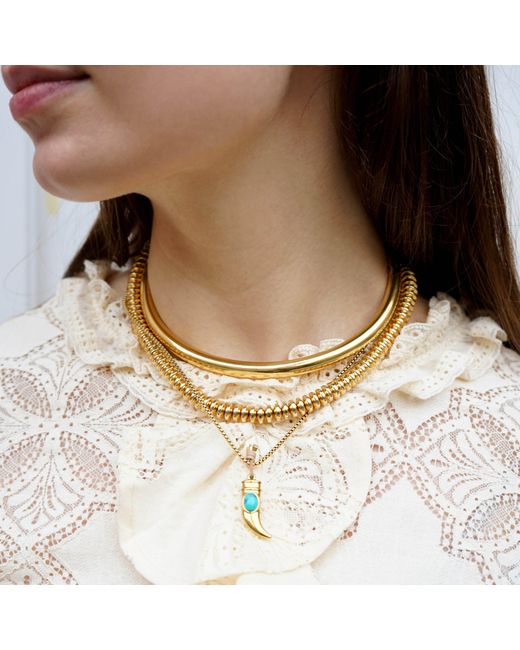 Smilla Brav Metallic Choker Necklace Cynthia