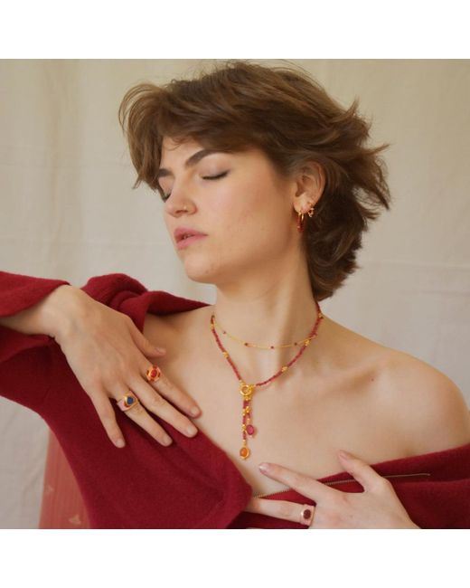 GEM BAZAAR Pink Sun Kissed Chain