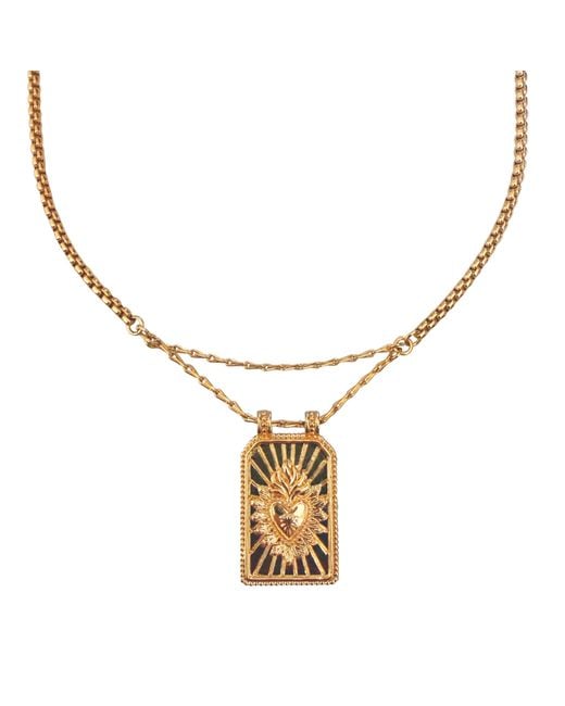 IN CAUDA VENENUM Metallic Arcanum Necklace