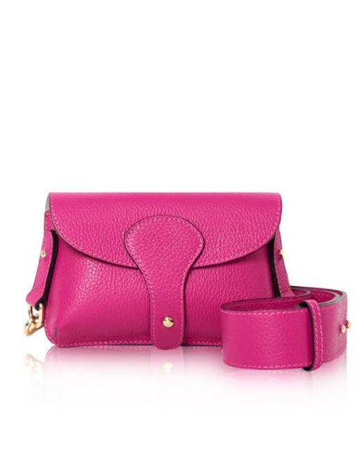 Betsy & Floss Luca Small Crossbody Bag In Fuchsia Pink