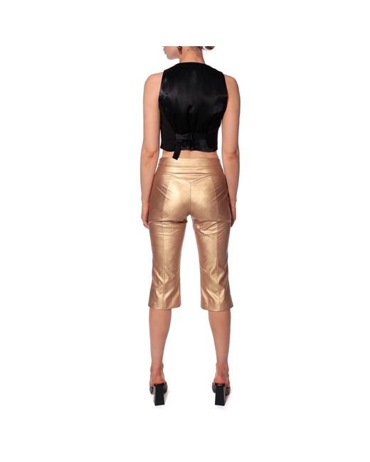 AGGI by HALEWSKI Natural Capri Dakota Knee Length Pants