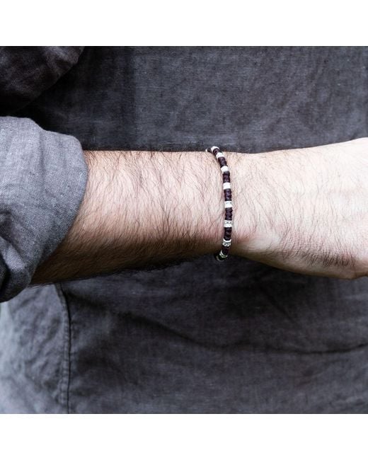 Harbour Uk Purple Big Yule Chunky Rope Bracelet for men