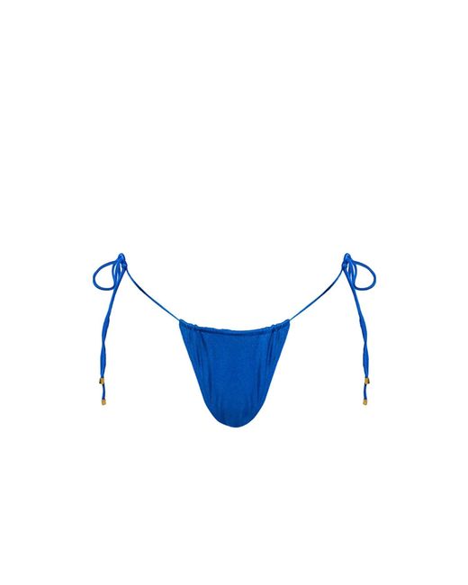 Cherina Beachwear Llc Blue Coachella Bikini Bottoms