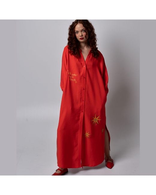 King Naked Red The Room Dress