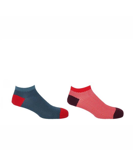 Peper Harow - Made in England Pink Lux Taylor Trainer Socks Bundle for men