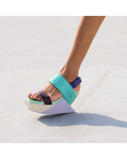 United Nude Blue Delta Wedge Puffy