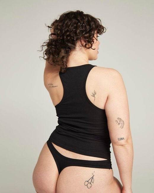 Nudea Black The Organic Cotton Classic Vest