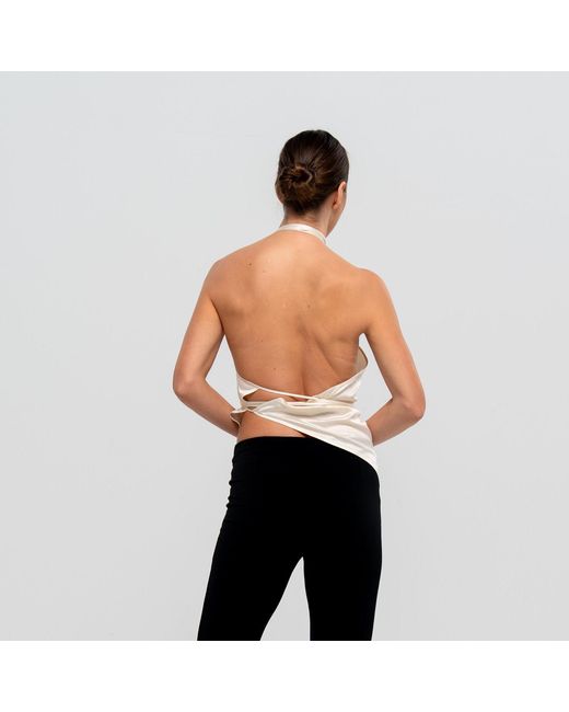 The Ethos Studio Natural Thalassa Wrap-Top