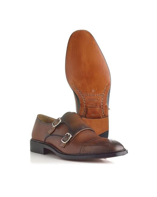 Mariano Shoes Brown Évora Oxford Dark Cognac for men