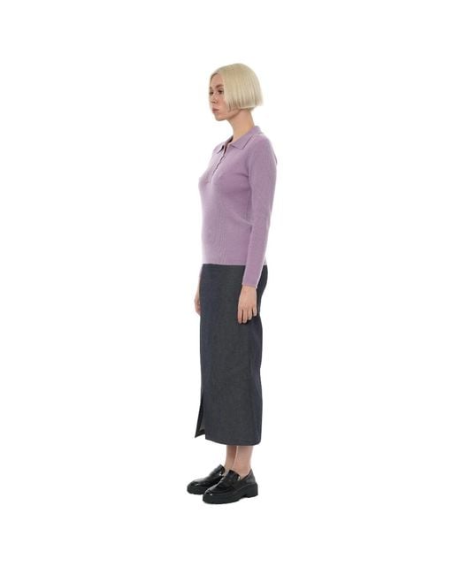MARGOT VII Purple Cashmere Jumper