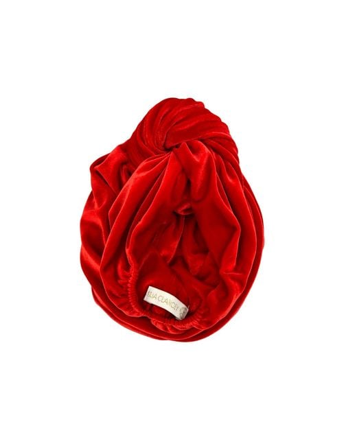 Julia Clancey Red Classic Madam Ruby Turban