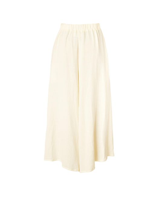 Italia A Collection Natural Creamy Dreamy Palazzo Pant