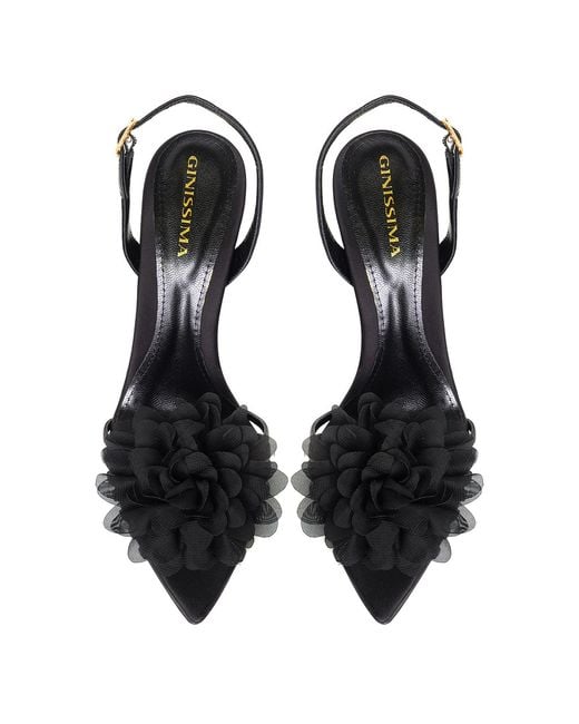 Ginissima Black Julia Sandals