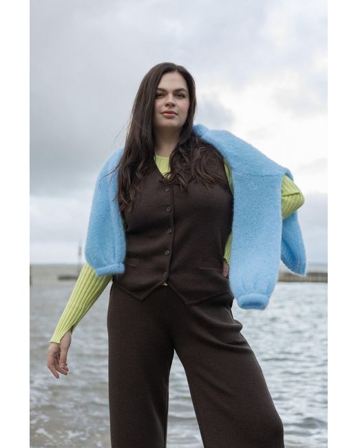 SALANIDA Blue Melody Mohair Jumper Sky