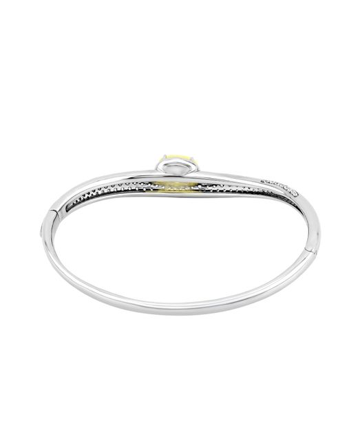 Arte Madrid White Sierra Pavé Contour Bangle