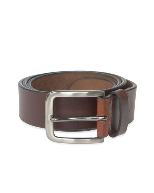 VIDA VIDA Brown Handmade Leather Belt for men