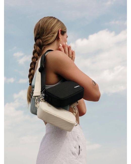augustnoa White Neutrals Fanny Pack