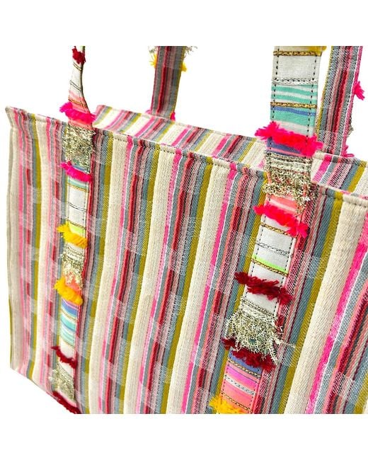 Simitri Pink Galli Tote Bag