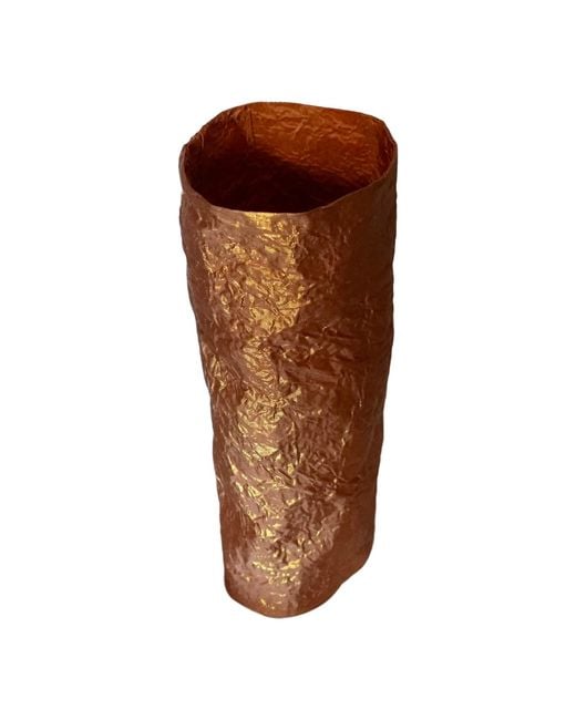 Romer Millinery Brown Morphy Moldable Extra Wide Cuff Bronze Silk