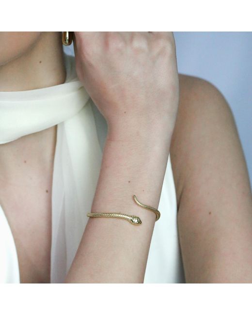 Miss Cecilia Metallic The Serpent Bangle