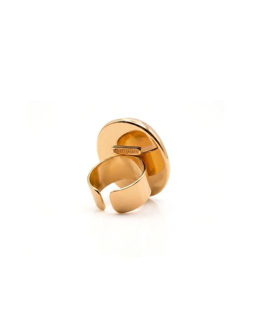 Jaredjamin White Stella Statement Ring