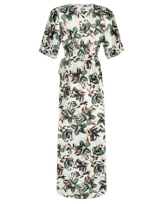 Chic by Lirette White Neutrals Kimono Dress Lotus Bastimentos