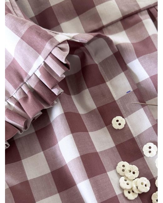 The Well Worn Pink The Luna Blouse – Gingham