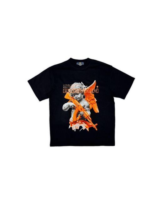 Burvain. Black Bangel Tee for men
