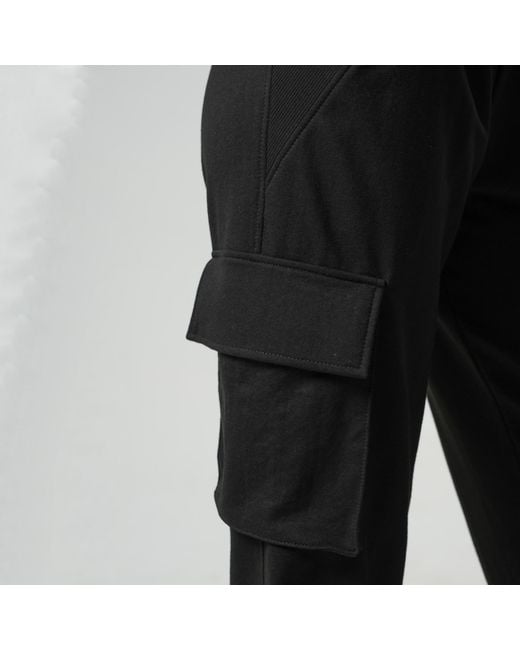 Metamorph Black Casual Cargo Pants
