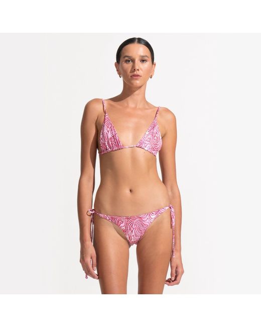 Morrato Bali Pink Claudia Bikini Bottom Topographical